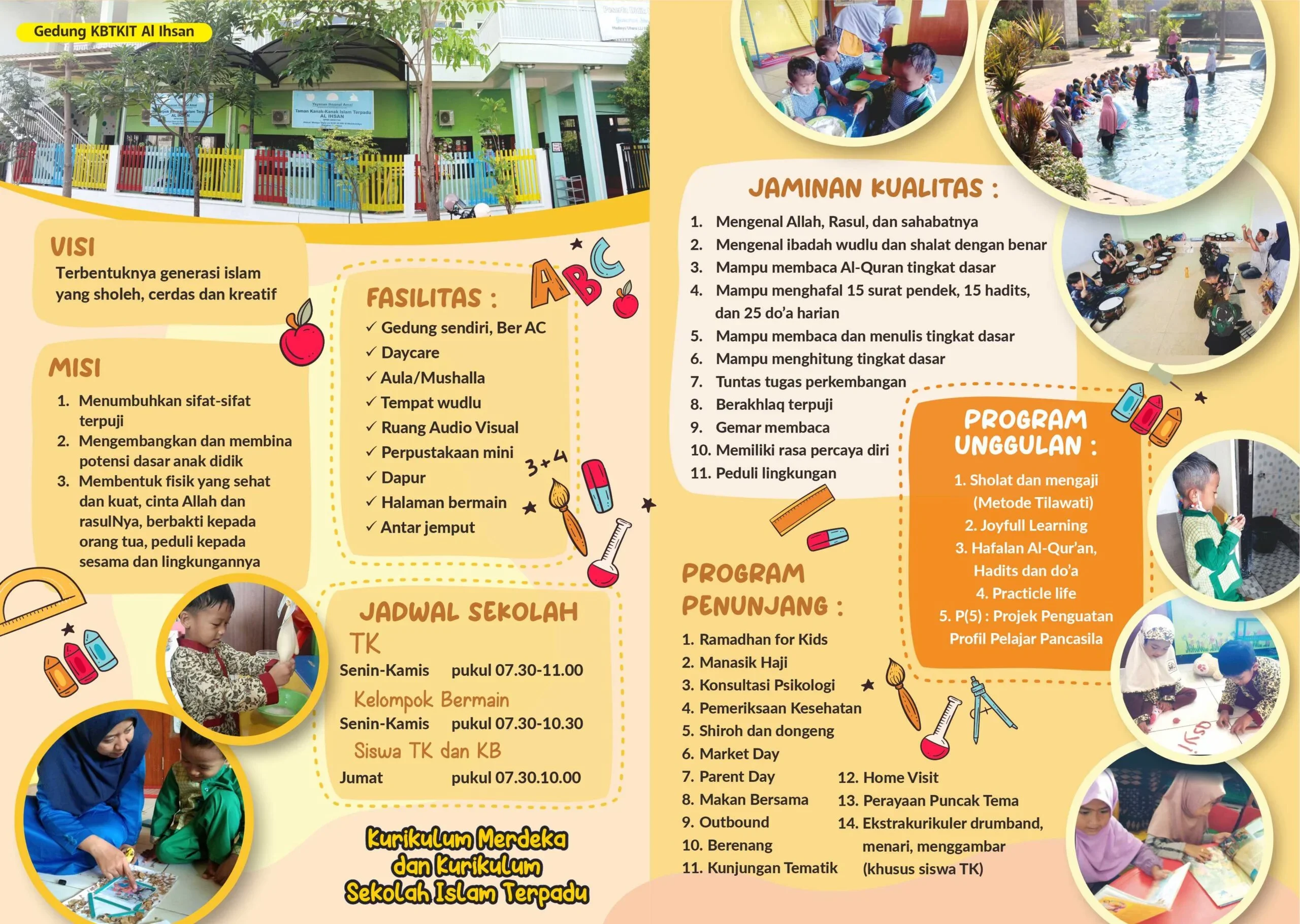 estimasi membangun lembaga pendidikan anak
