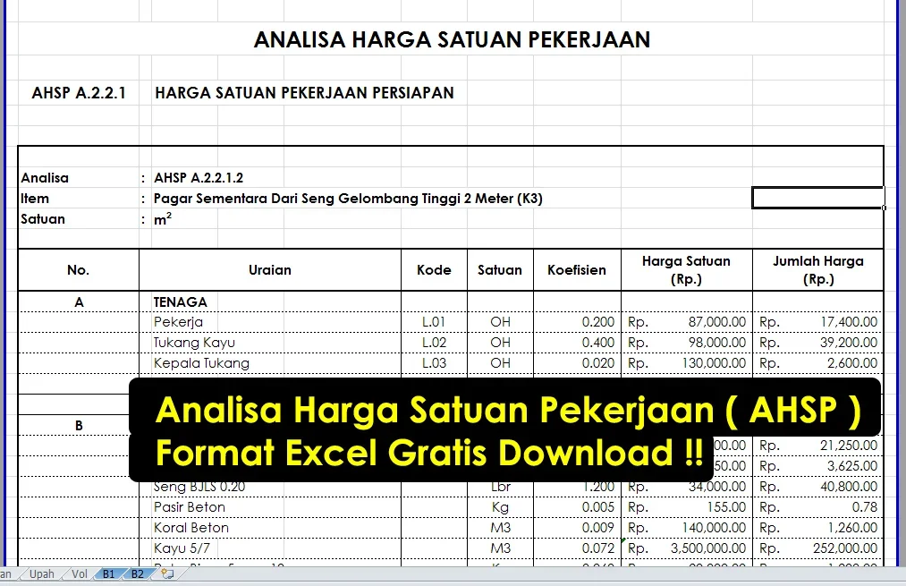 estimasi pembangunan gudang