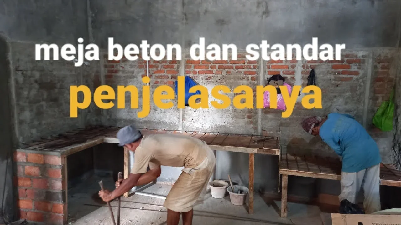 estimasi tukang bangunan bikin meja dapur
