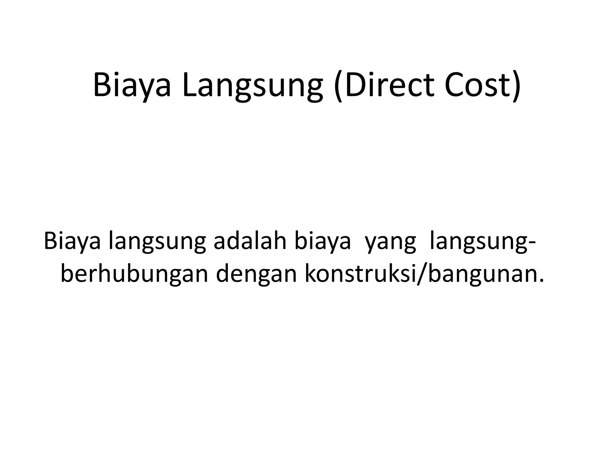 tugas estimasi biaya bangunan