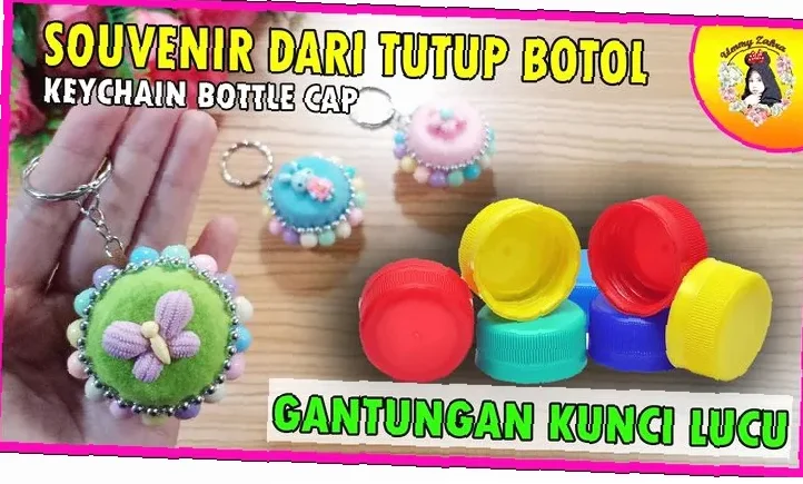 cara bikin diy gantungan kunci