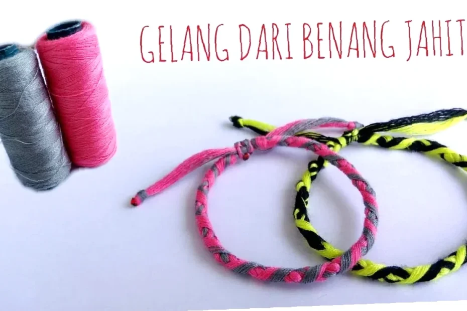 cara bikin gelang diy