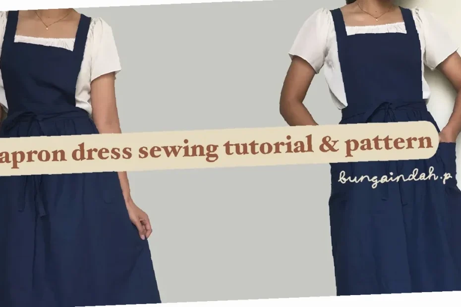cara buat apron diy