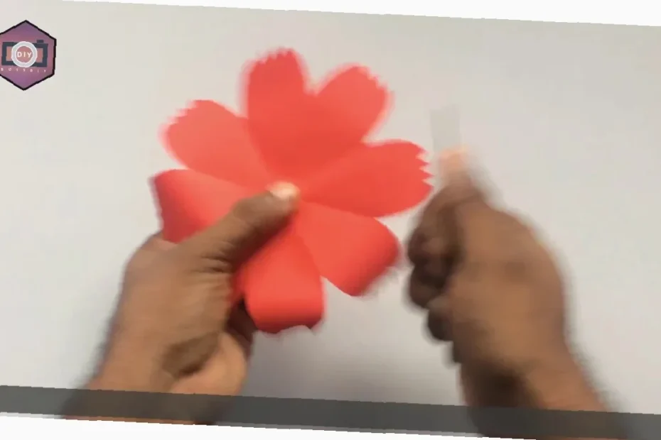 cara buat bunga raya diy