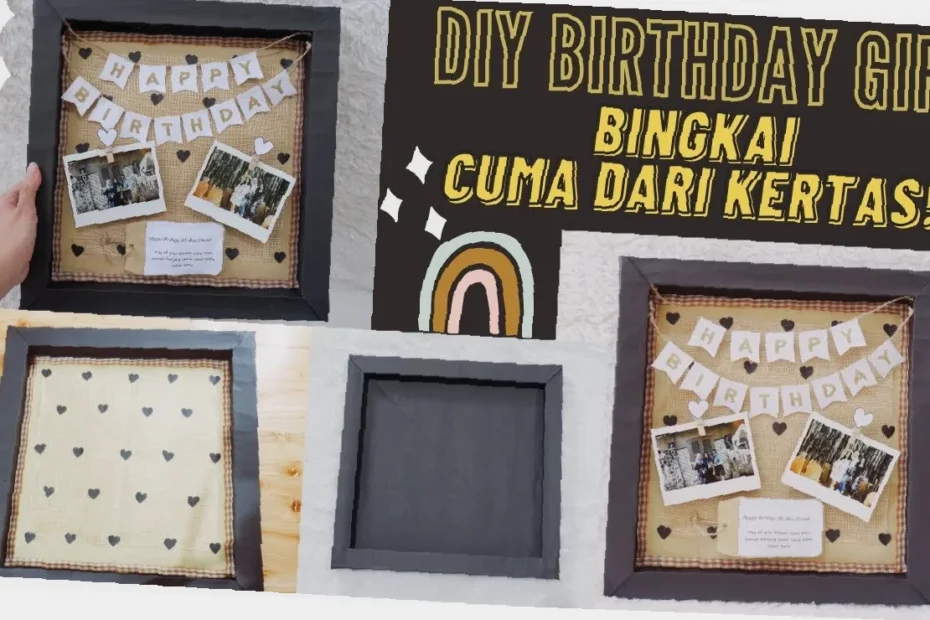 cara buat frame diy