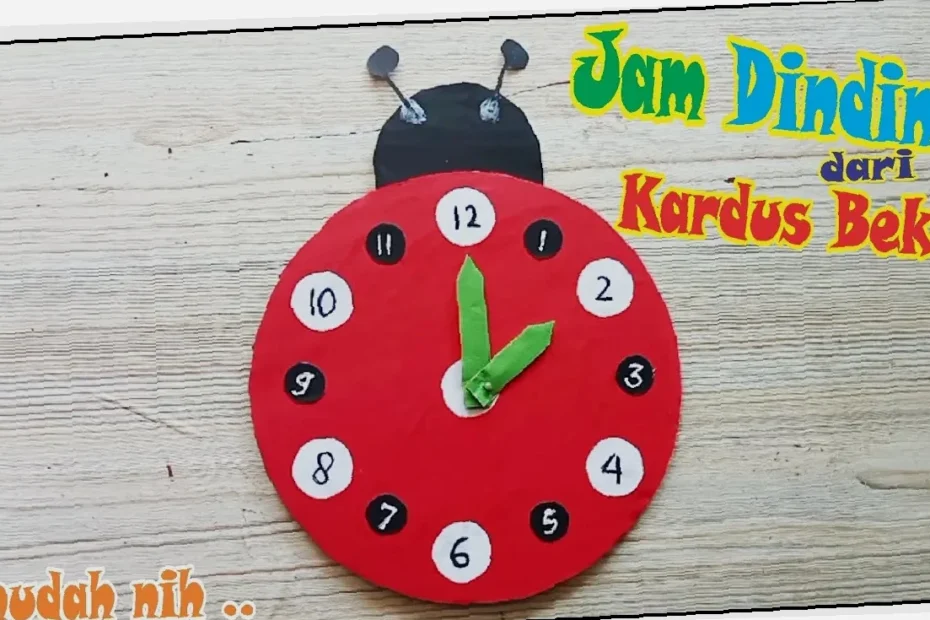cara buat jam diy