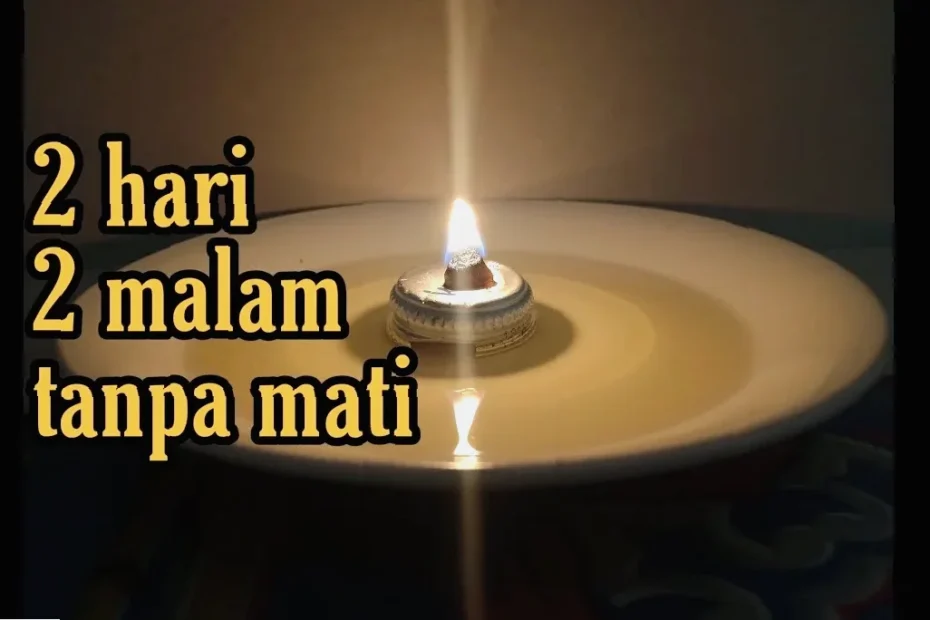 cara buat pelita diy
