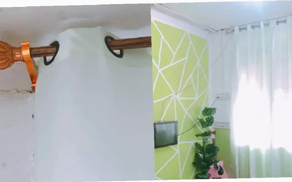 cara buat rod langsir diy