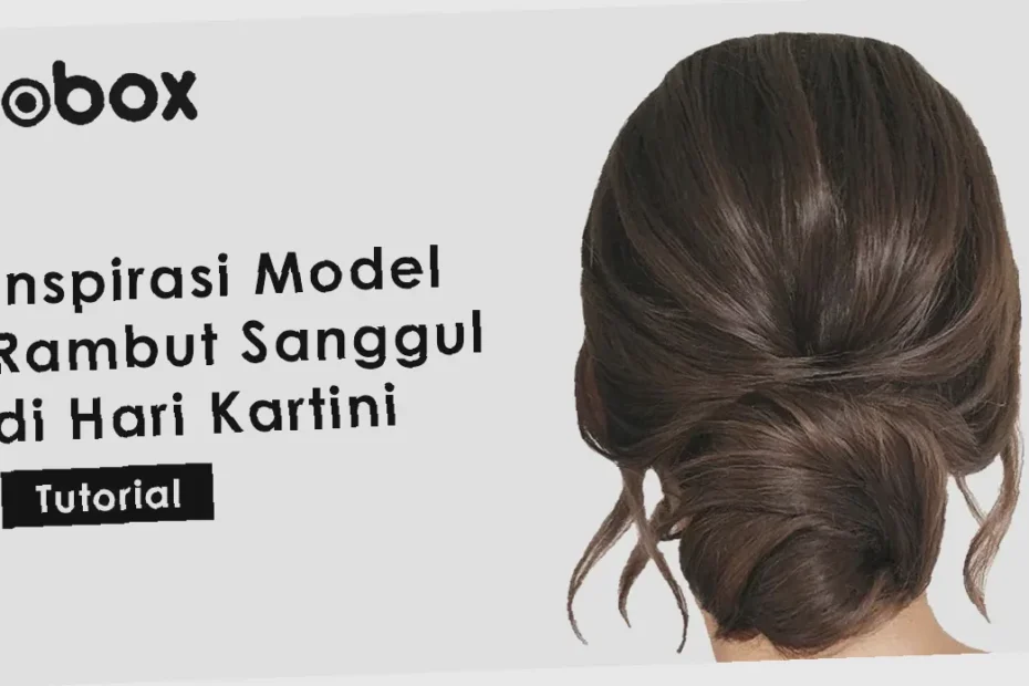 cara buat sanggul lintang diy