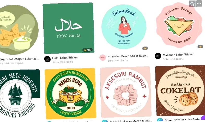 cara buat sticker diy