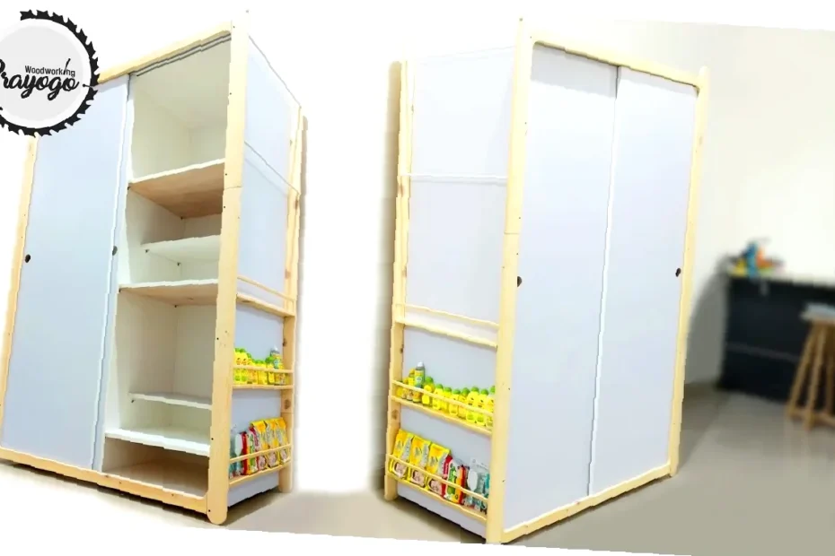 cara diy almari baju