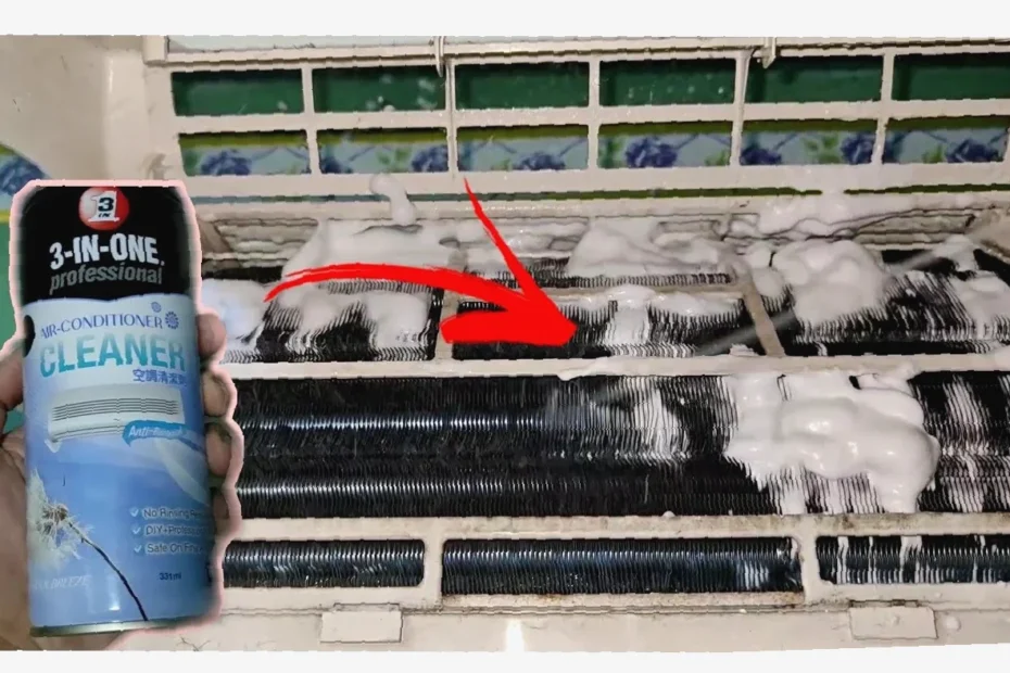 cara guna aircond cleaner diy