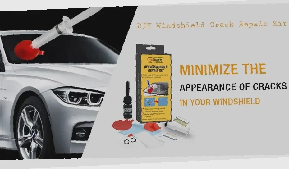 cara guna diy windshield repair kit