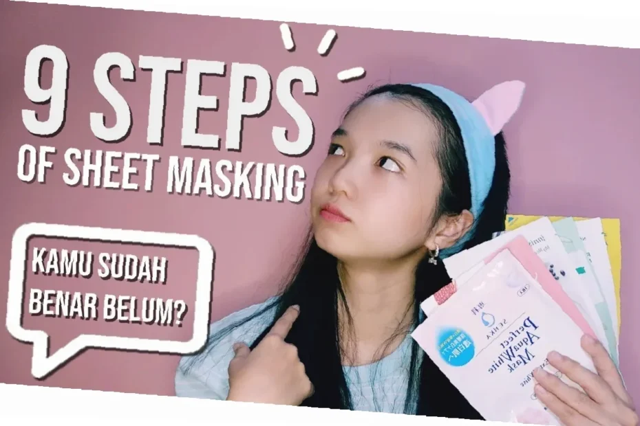 cara memakai diy compressed mask