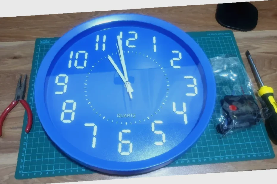 cara memasang jam dinding diy clock