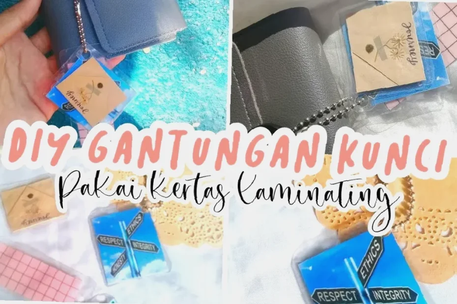 cara membuat diy gantungan kunci