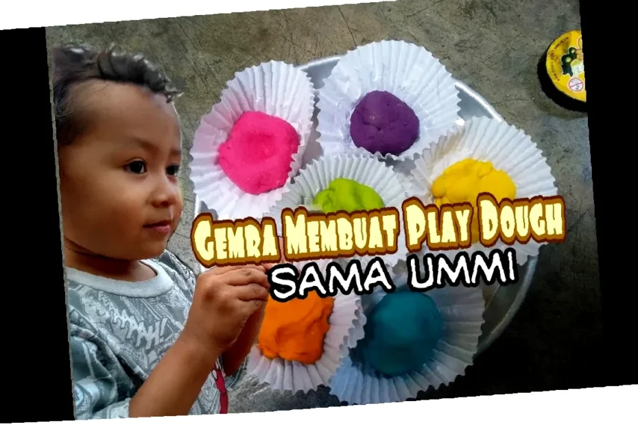 cara membuat diy playdough