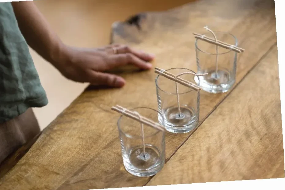 cara membuat lilin diy