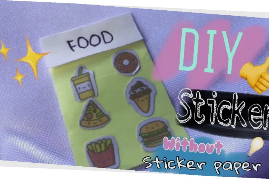 cara membuat stiker diy
