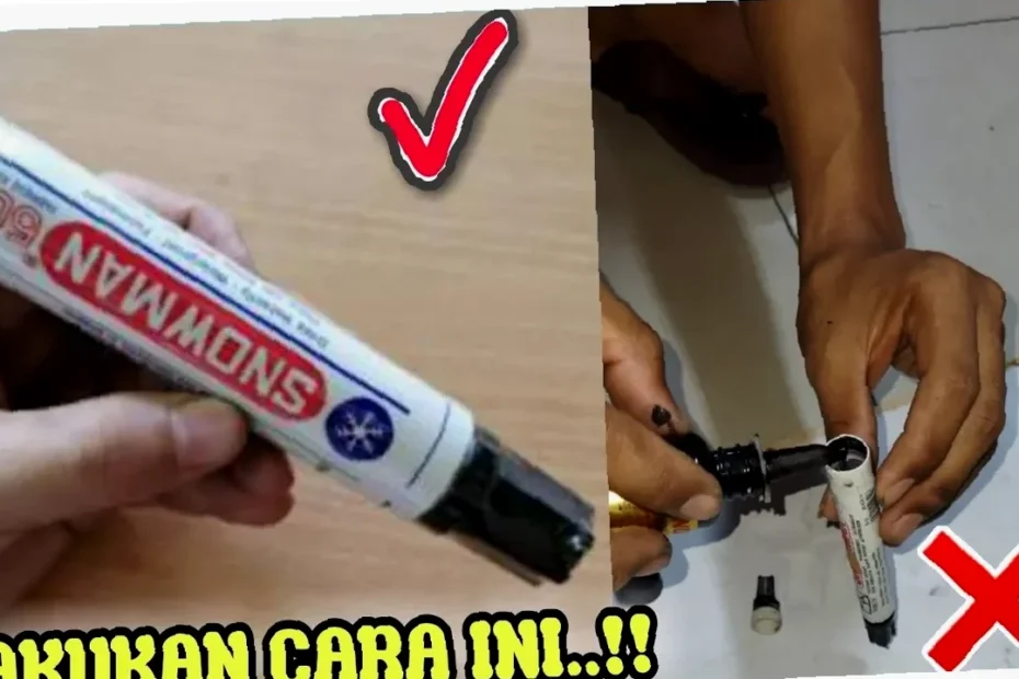 cara membuka spidol diy