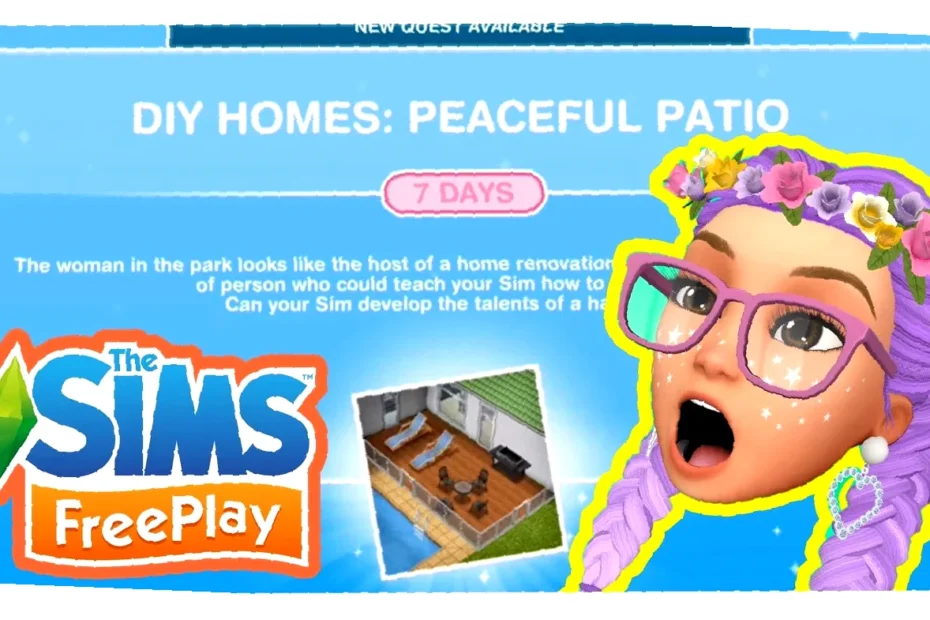 cara menyelesaikan diy homes peaceful patio