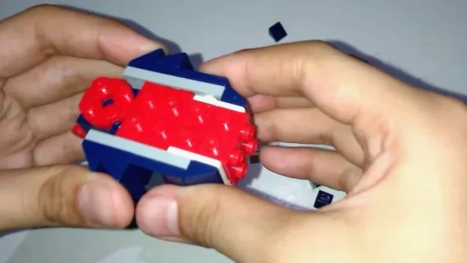 cara merakit lego diy