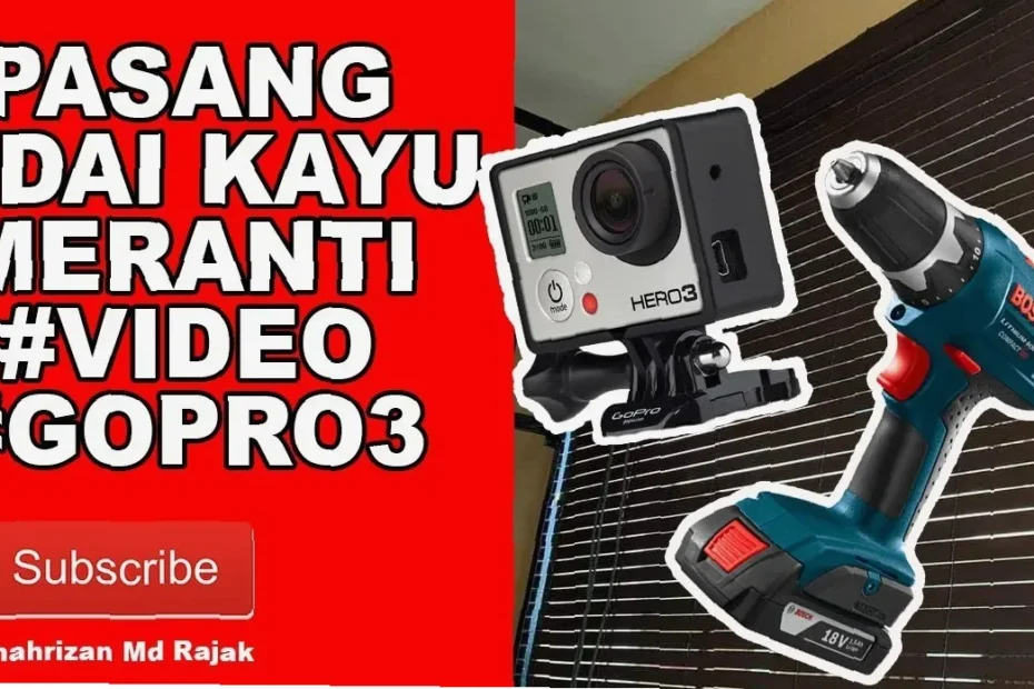 cara pasang bidai diy