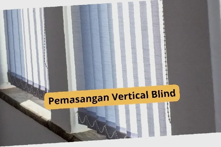cara pasang blind diy