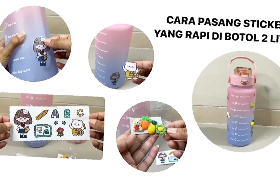 cara pasang botol air diy