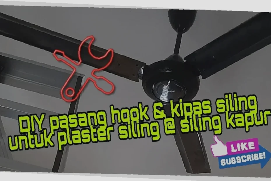 cara pasang kipas diy