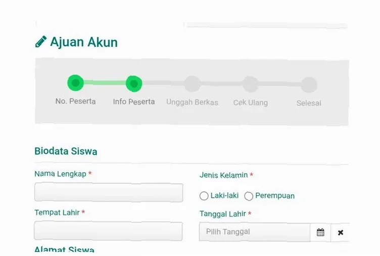 cara pengajuan akun ppdb diy 2024