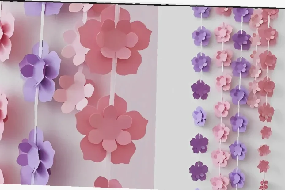 diy cara membuat hiasan jendela dari kertas room decoration ideas