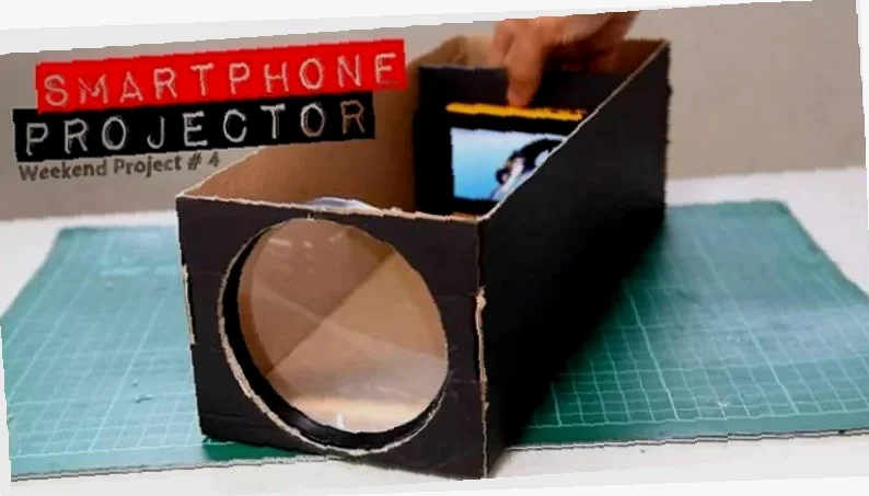 diy cara membuat proyektor